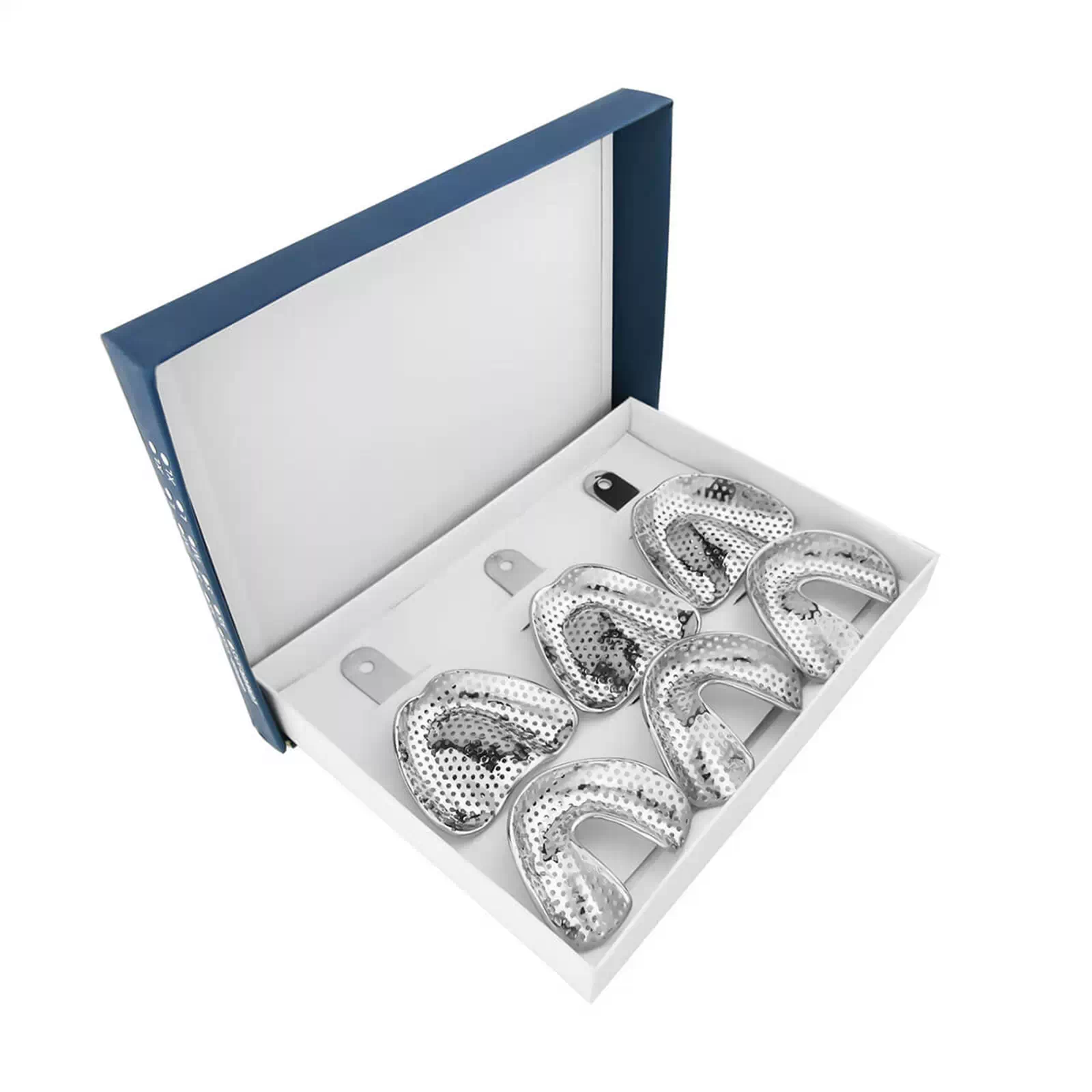 Set-of-6-Perforated-Full-Denture-Impression-Trays